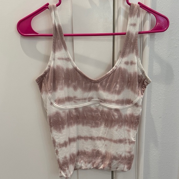 Shore Tops - Blush Tie-Dye Tank Top